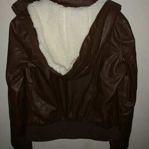 New Look Brown Leather Jacket